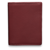 Ringbuch Rindleder kleingenarbt bordeaux